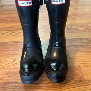 Womens  Hunter boots size 8 short